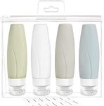 4PCS Silicone Travel Bottles 2oz TS