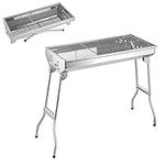 Charcoal BBQ Grill Set, Portable St