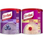 Meal Replacement Slimfast Blueberry And Raspberry & White Chocolate Meal Shake Powder 365g 10 Servings | High in Protein, Source of Fibre, Healthy Shake for Balanced Diet Plan