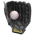 Baseball Glove for Kids Youth Adult, Softball Glove 9.5''-12.5'' for Training and Beginner, Baseball Mitt Left Hand Glove, Right Hand Throw