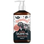 Bugalugs Scottish Salmon Oil For Dogs & Cats, Dog Supplement Supports Dog Skin And Coat, Dog Itchy Skin & A Moulting Dog, Omega 3 Fish Oil Perfect For Dog Grooming & Dog Food (520ml, Salmon)