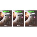 Korda DF Wide Gape X Micro Barbed Loop Rigs: 8