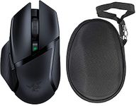 M.G.R.J® Portable Carrying Protector Case Cover for Razer Basilisk X Hyperspeed Wireless Gaming Mouse (Black)