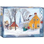 Eurographics Hiver Baie-Saint-Paul by Clarence Gagnon 1000-Piece Puzzle