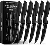 Home Hero 6 Pcs Steak Knives, Razor