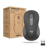 Logitech Signature M650 L for Business Wireless Mouse, for Large Sized Hands, Logi Bolt, Bluetooth, SmartWheel - Graphite