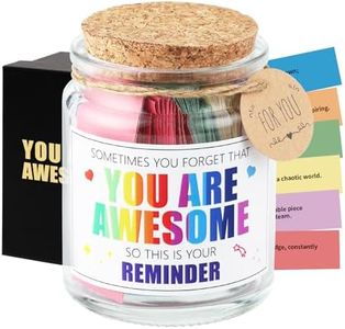 You are Awesome Jar-Motivational Positive Affirmation Cards,Self Care Thoughtful Encouragement Inspirational Gifts for Women Men Teen Girls Daughter Son Friends Coworker,Thank You Appreciation Gifts
