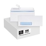 Quality Park, #10 Window Envelopes, Redi-Strip, White, 500 per box (69222)