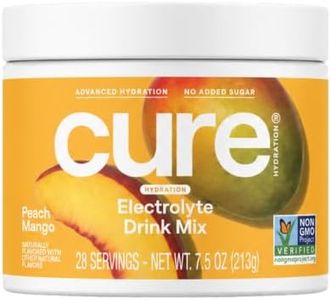 Cure Hydration - Electrolyte Drink Powder Peach Mango 28 Servings