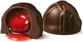 Andy Anand Chocolatier Belgian Dark Chocolate Cherry Cordials - Handmade Liquid Center Filled Chocolate Covered Cherries, Perfect as a Chocolate Gift Box (24 Pcs)