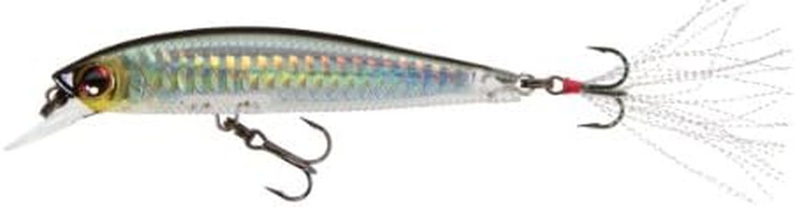 Yo-Zuri 3DB Jerkbait Suspending Lure, Prism Silver Black, 3 1/2-Inch