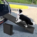 FASNATI 180 x 50cm Folding Dog Ramp for Cars, Extra Wide & Extra Long, Portable Pet Ramp for Large Dogs with Anti-Slip Tape, Available for Truck,Bed, Car, SUV, Lightweight and Easy Storage