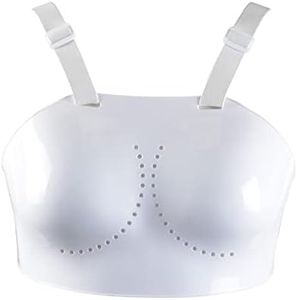 Shield Breast Protector Equipment Fencing Guard for Volleyball Martial Arts, Women M 90-94cm