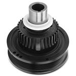 A-Premium Engine Harmonic Balancer Pulley - SOHC V6 4.0L - Compatible with Ford Mustang 05-10, Mountaineer & Explorer 03-10, Ranger 01-11, E-350 Super Duty 2001, Explorer Sport Trac, for# 2L2Z6B321AA