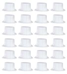 Beistle 66625 24-Piece Plastic Toppers, White