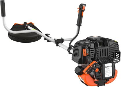FUXTEC Petrol Strimmer & Brush Cutter – 31cc 4-Stroke with Blade, Line Head, Strap
