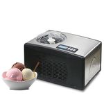Whynter ICM-15LS Ice Cream Maker, Stainless Steel, Black