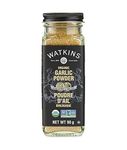 Watkins Gourmet Organic Spice Jar, Garlic Powder, Non-GMO, Kosher, 90 g