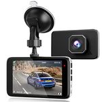 Dash Cam Front, LIDOFIGO 1080P/30FPS Full HD, 170 Degree Wide-Angle Lens, 4" LCD Car Camera Dash Cam with Night Vision, Gravity Sensor, 24-Hour Parking Monitor, Compatible with up to 64GB SD Card