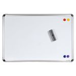 ALKOSIGN Astra Chrome Plus Boards with Magnetic and Resin Coated Surface (6FT X 4FT) | Marker Board | Magnetic WhiteBoard | Writing Board | Dry Erase | for School, College, Office, etc (Large)