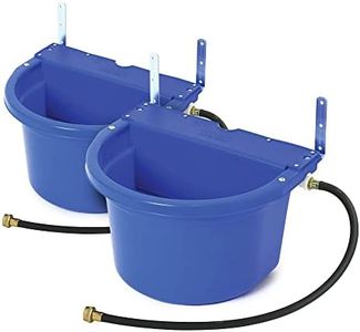 Little Giant FW16BLUE 4 Gal Auto Float Controlled Waterer Livestock (2 Pack)