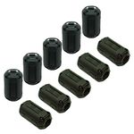 YARADECRO 10pcs Clip-on Ferrite Chokes Ring Core Bead RFI EMI Noise Suppressor High-frequency Filter Bead Cable Clips Anti-interference for USB Data Loudspeaker Cable (9 mm inner diameter)