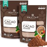 Navitas Organics Cacao Powder, 16 oz. Bags (Pack of 2)(packaging may vary)