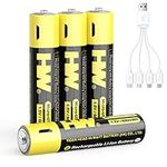 HW Rechargeable Li-ion AAA Battery,