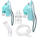 Universal Nebulizer Replacement Parts Kit Mask Tubing and Mouthpiece for Adults and Kids