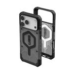 URBAN ARMOR GEAR UAG Designed for iPhone 17 Pro Max Case Pathfinder Clear - Compatible with MagSafe Military Grade Protective Cover, Ash/Black