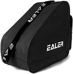 EALER Heavy-Duty Ice Hockey Skate Carry Bag, Adjustable Shoulder Strap-Black