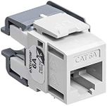 Leviton 6110G-RW6 eXtreme Cat 6A QuickPort Jack, Channel-Rated, White