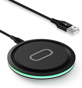 15W Wireless Charger Fast Charging Pad Compatible Samsung Galaxy S24 S23 S22 S21 S20 Ultra 5G FE S10 S9 S8 S7 S6, Note 20 10 9 8, Z Fold5/4/3/2, Z Flip5/4/3, iPhone 14 13 15 Pro, Google Pixel 7 6 5 4