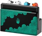 FUNLAB Switch Charger Docking Station with Joypads Charger Compatible with Nintendo, Luminous Switch TV Dock Support 4K/1080P HDMI, Multifunctional Charging Station - 7 LED Colors/USB 3.0/2.0 Ports
