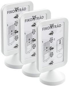Ikea FIKONTRAD 605.187.16 - Cornici per menu con supporto, 10 x 15 cm, 6 x 4, in plastica, set da 3