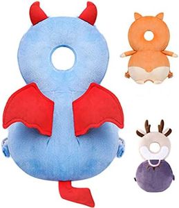 Toddler Baby Head Protection Cushion Backpack Wear,Dark Blue Devil