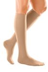 medi Duomed Soft (BS CCL 1) Compression Stockings Below Knee Closed Toe Beige Medium