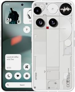 Nothing Phone (3) Smartphone, 2025 New 5G Unlocked Phones Android 15, Snapdragon 8s Gen4, AI Mobile Phones with Four 50MP Cameras & AMOLED Display, 5150mAh, Glyph Interface, Cell Phone 12+256GB White