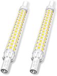 Klarlight R7S 118mm LED Bulb 10W J118 Linear Reflector Light Cool White 6000K 60W R7S Halogen Bulb Replacement 12 * 118mm Slim LED Spotlight Bulbs for Ceiling Floodlight Lamp Non-Dimmable [2-Pack]