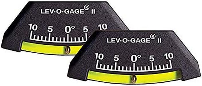 Sun Company Lev-o-gage II - RV Levels (2-Pack) - Made in USA | Leveling System for RV, Camper, or Pop Up Trailer | High Visibility Ball Level (No Bubble)