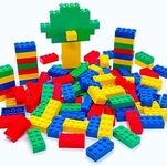 120Pieces Classic Building Bricks Blocks Toy Set 2x4 MOC Building Basic Bricks Parts and Pieces Compatible with Major Brands STEM Creative Construction Toys for Kids 6+ (Red, Yellow, Blue, Green)