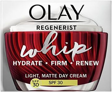 Olay Regenerist Whip Light as Air Crème hydratante anti-âge pour peau plus ferme avec SPF30 Acide hyaluronique 50 ml