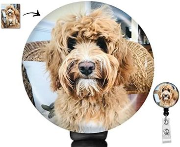 Custom Pet Badge Reel - Pet Portrait Badge Reel - Dog Photo Badge Reel - Custom Pet Badge - Personalized Cat Badge Reel - Custom Badge Reel