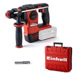 Einhell 4513906 4 in 1 Cordless 3/4" Rotary Hammer Drill - HEROCCO 18/20 Brushless SDS Plus PCX (Li-Ion, 18V, 160 in/lbs. max Torque, LED Light, with Carrying E-Box. Battery and Charger Not Included)