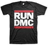 Run DMC Original Big Logo Black T-Shirt (Large)