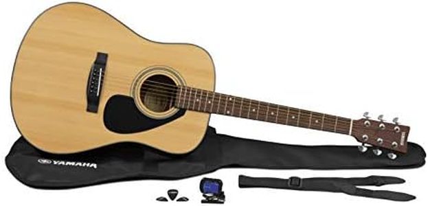 Yamaha GigMaker Standard Acoustic Guitar w/ Gig Bag, Tuner, Strap and Picks - Natural