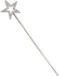 MYUBWTF Silver 13 Inches Star Wand 