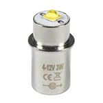 HQRP 3w LED Bulb Compatible with Maglite 3D 4D 5D 6D / 3C 4C 5C 6C Cell Torch Flashlights Bulb Upgrade