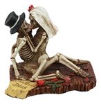 Gifts & Decors Wedding Skulls Love Never Dies Stranded CAST Away Skeletons Figurine