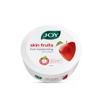 Joy Skin Fruits Moisturizing Cold Skin Cream With Apple, Jojoba & Almond Oil (200ml) | Quick Absorbing & Non Sticky Moisturizer for Face, Hands & Body | For Healthy, Soft & Glowing Skin